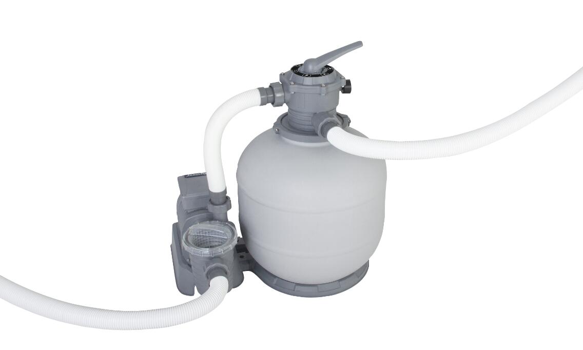 Flowclear 1,000 gal. Sand Filter Pump Replacement, Gray
