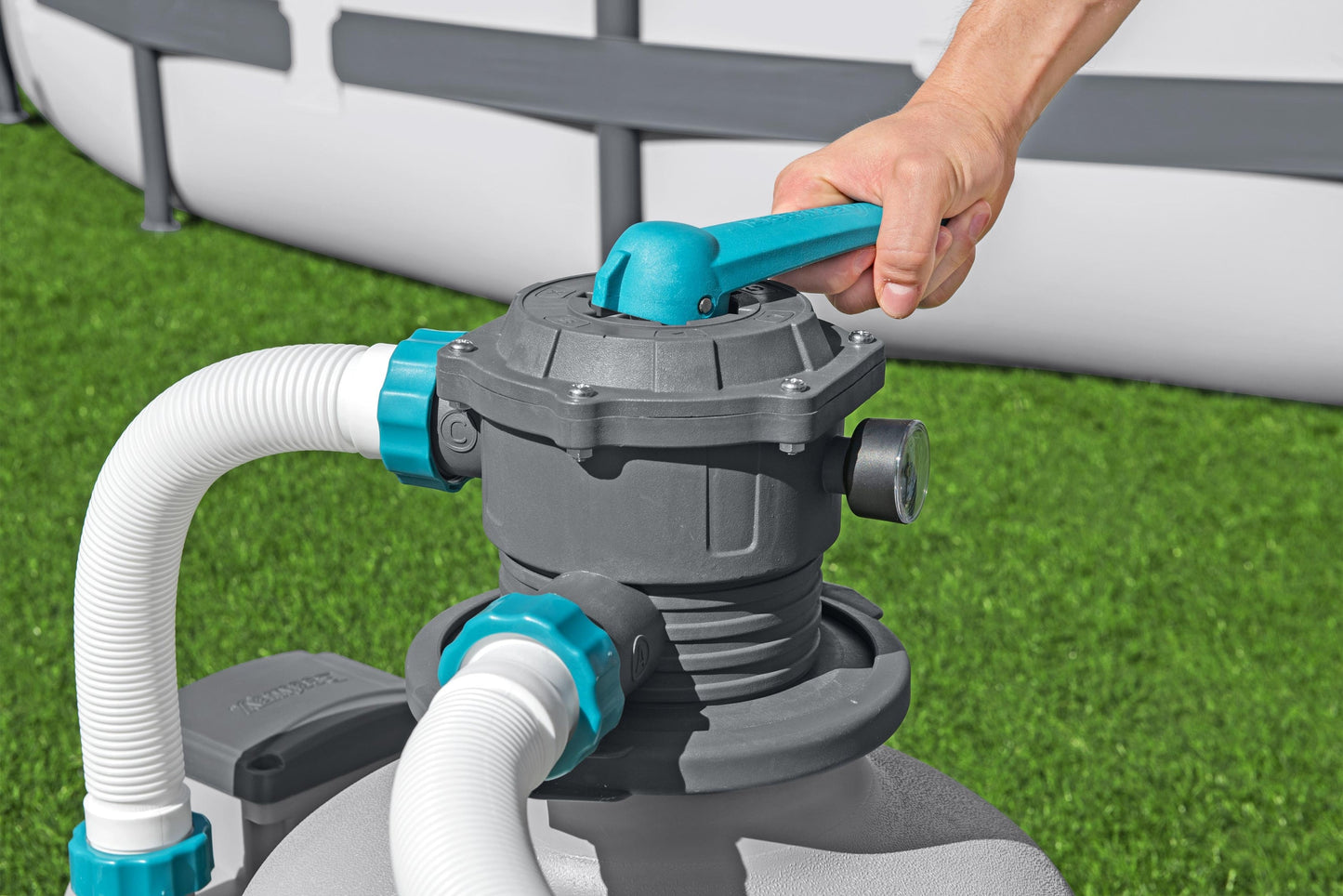 Bestway 3,000 gal. Above Ground Pool Sand Filter Pump