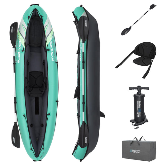Hydro Force Ventura Elite X1 Inflatable 1-Person Kayak Set 9'2"